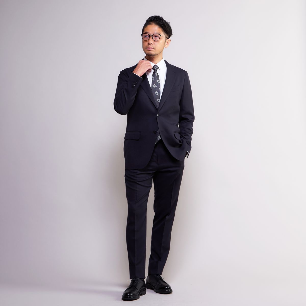 MEN‘S MELROSE ダブルスーツ マイクロパターン/ウォッシャブルスーツ｜MEN'S MELROSE（メンズ