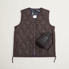 【TAION/タイオン】ミリタリー Vネックジップ ダウンベスト