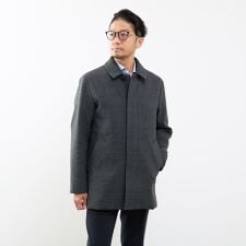 メンズメルローズ(MEN'S MELROSE)のウレタンボンディングバルカラーコート | 防風
