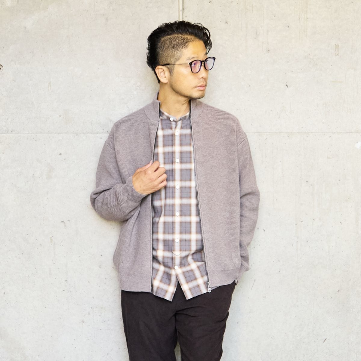 バスケットニット ダブルジップ ドライバーズニット | ラコステ