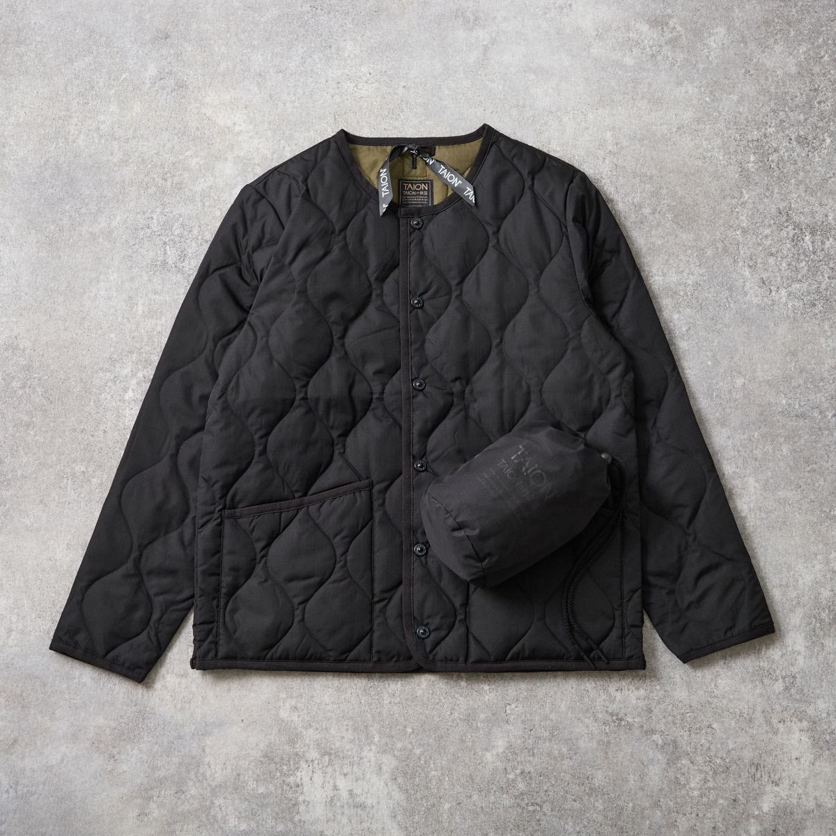 ストレッチタフタ コンビネーションダウンブルゾン | ムッシュニコル