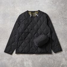 【TAION/タイオン】ミリタリー クルーネック ダウンジャケット