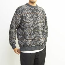 【MASTER FRAME/マスターフレーム】レトロJQD クルーネックセーター