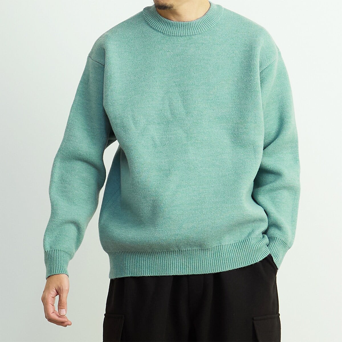 [�}���C]�yMASTER FRAME/�}�X�^�[�t���[���z�E�[�����C�NW�t�F�C�X�N���[�l�b�N�Z�[�^�[/�����Y�������[�Y�iMEN'S MELROSE�j 01�~���g