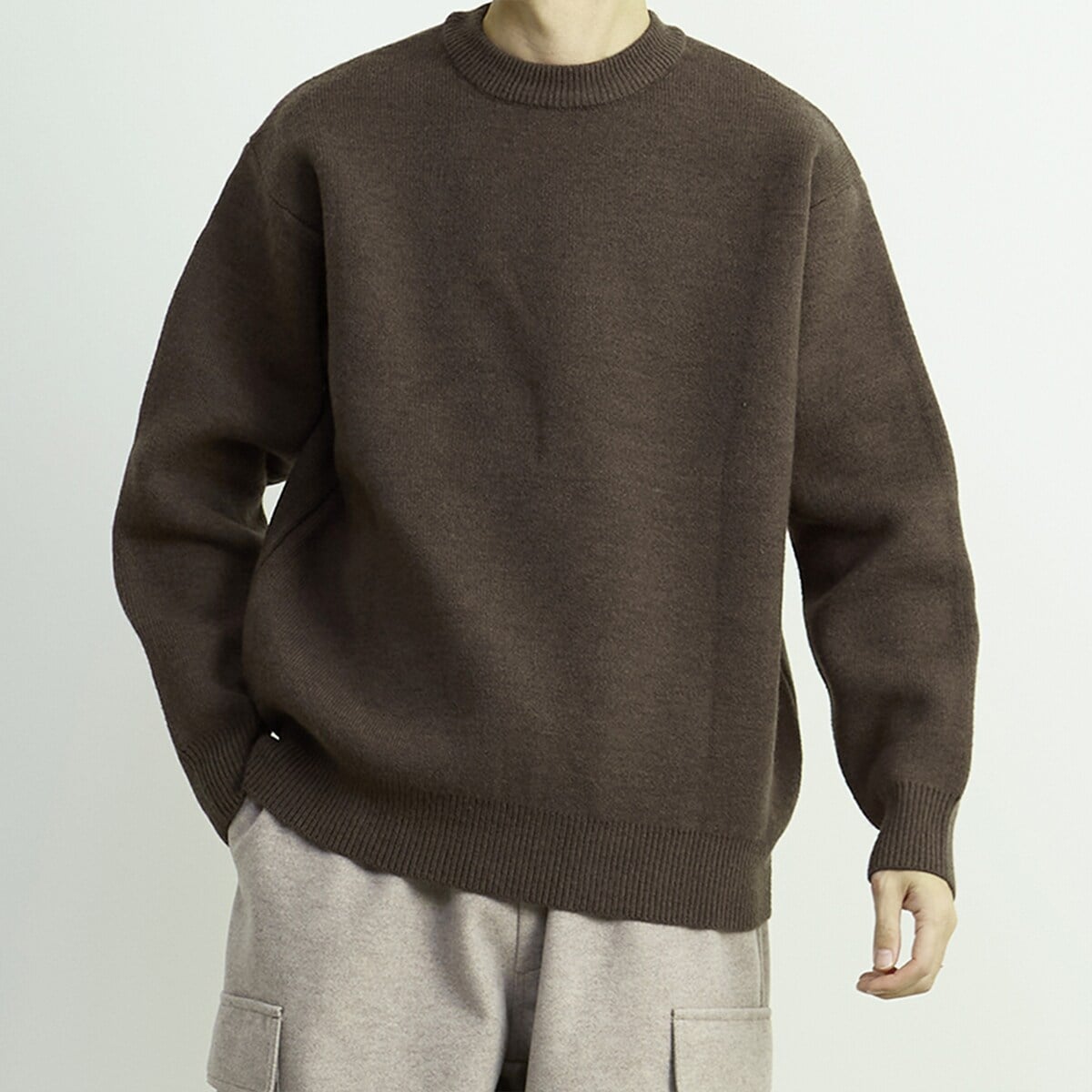 リンクスダイヤクルーネックニット | メンズメルローズ(MEN'S MELROSE