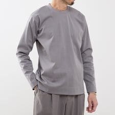 COOL TOUCH COTTON / シルケットスムーススタンダード長袖Tシャツ