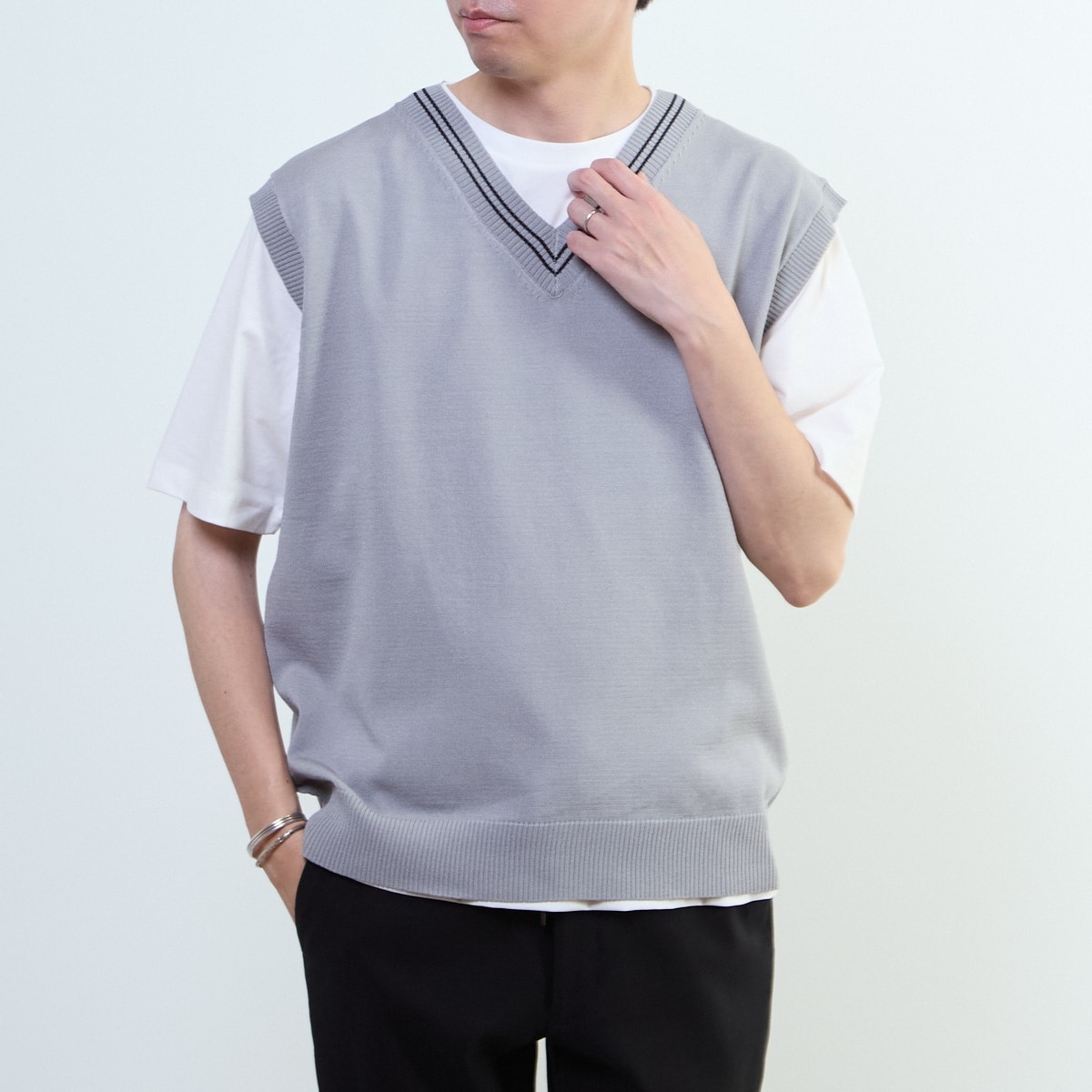 [�}���C]�yMASTER FRAME/�}�X�^�[�t���[���z�`���f���j�b�g�x�X�g×T�V���c/�����Y�������[�Y�iMEN'S MELROSE�j 02�O���[