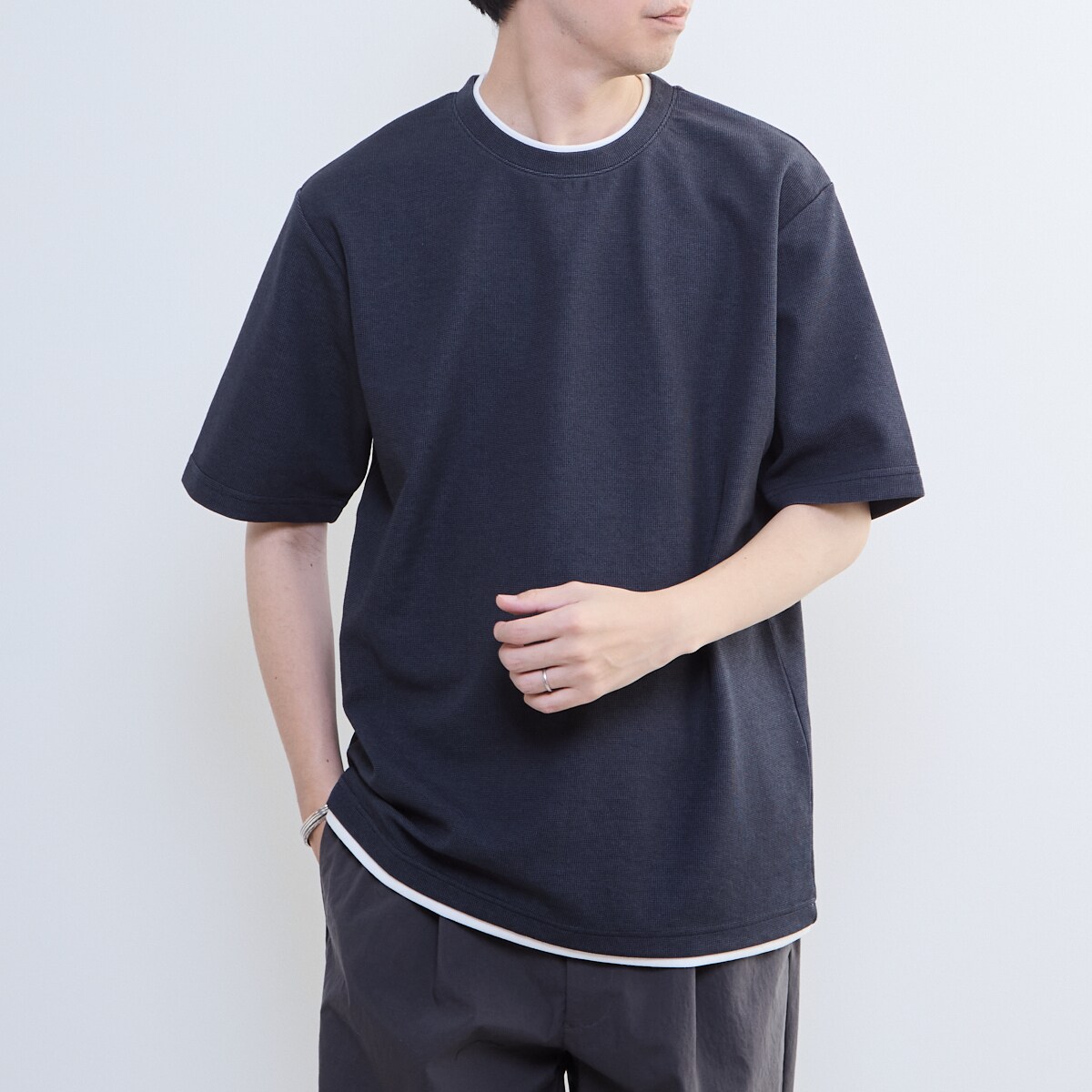 [�}���C]�yMASTER FRAME/�}�X�^�[�t���[���zW�t�F�C�X�J�m�R �t�F�C�N���C���[�hT�V���c/�����Y�������[�Y�iMEN'S MELROSE�j 03�l�C�r�[