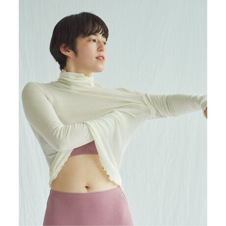 追加2》SUPER 120WOOL タートルプルオーバー EMILY WEEK*IENA  