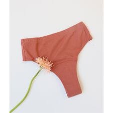 【RESET】オーガニックコットン混 タンガ吸水ショーツ（シダーウッド）