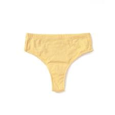 【RESET】オーガニックコットン混 タンガ吸水ショーツ（イエロー）