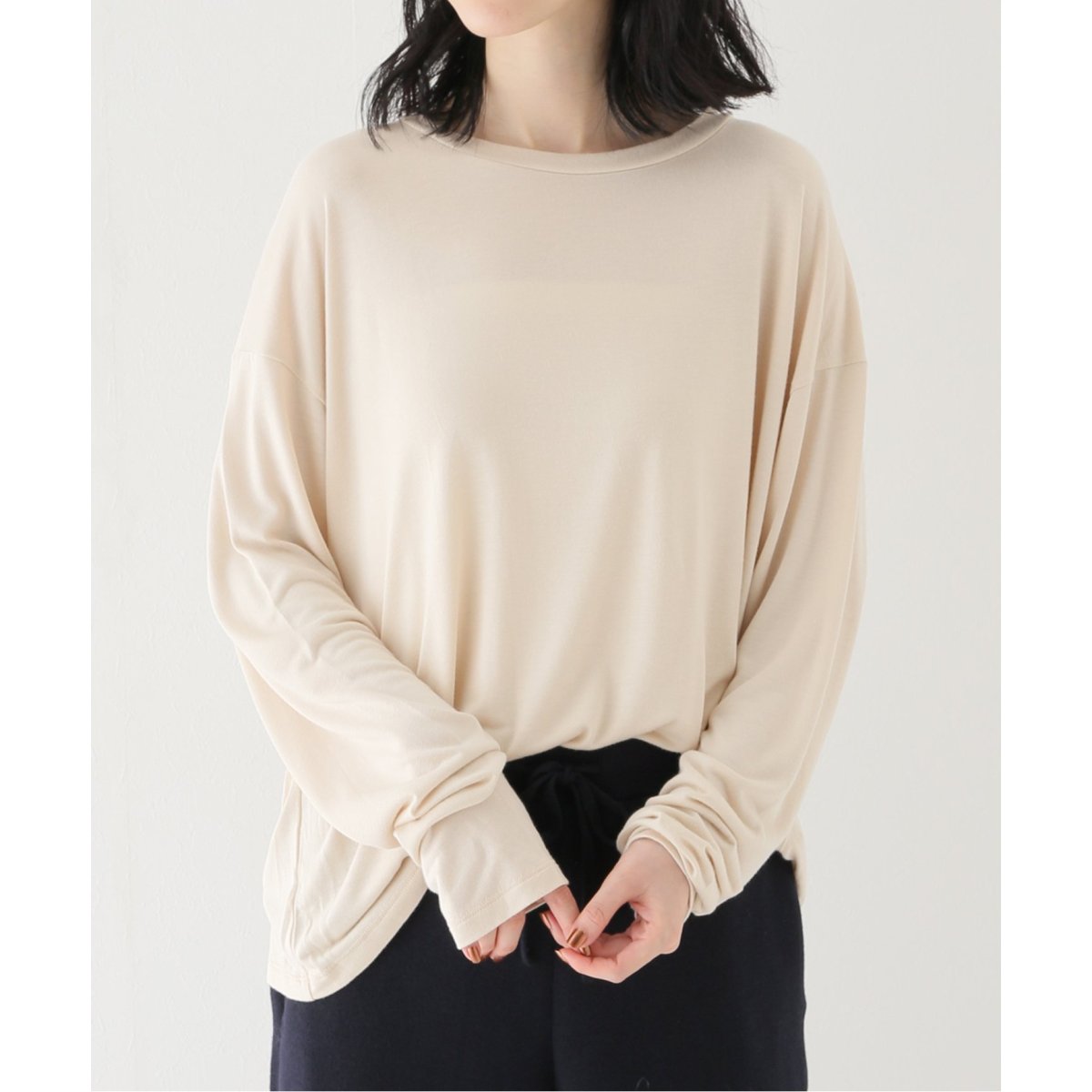 Baserange/ベースレンジ】LOOSE LONG SLEEVE TEE | エミリー