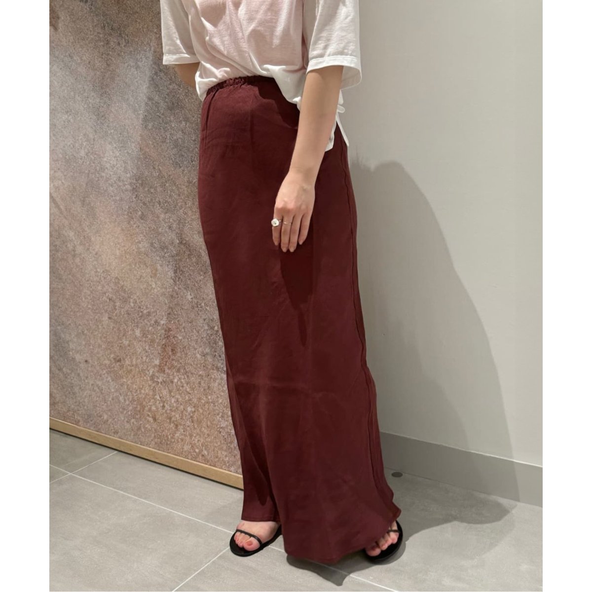 BASERANGE/ベースレンジ】DYDINE SKIRT / SKDY-LI-AU24 | エミリー