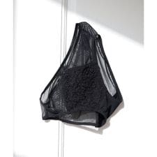 コットン混レースショーツ