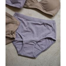 【RESET】オーガニックコットン混2WAYサニタリー（グレージュ、パープル）