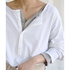 《追加予約》Foggyコットン2WAYプルオーバー（ホワイト、グレー）