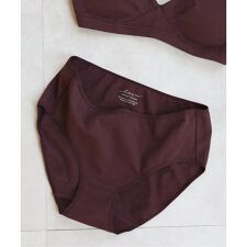 《予約》【RESET】オーガニックコットン混ショーツ（ブラウン）