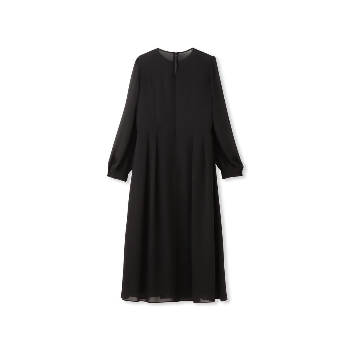 ウールジョーゼット フィットアンドフレア ワンピース | 23区(23KU