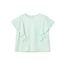 ラッフルスリーブコンパクトカットソー≪洗濯機で洗える≫