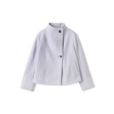 ラムウールスタンドカラーコート