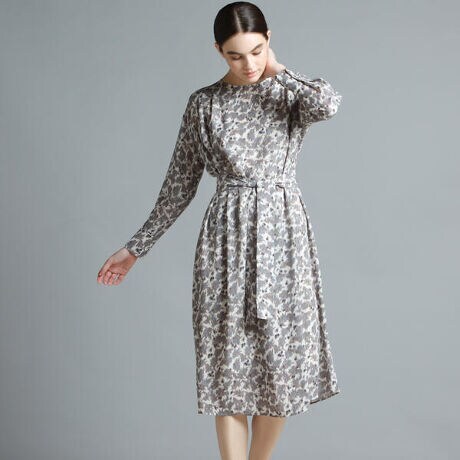 オリジナルプリントのジョーゼットワンピース デュクラス ロートレアモン Lautreamont Declasse ファッション通販 マルイウェブチャネル To607 353 39 01