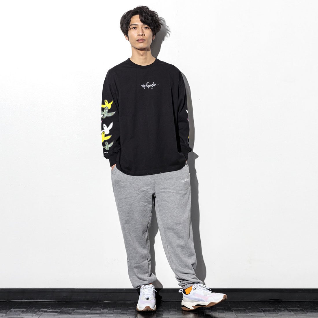 Mark Gonzales(マーク ゴンザレス) エンジェルプリントロングスリーブカットソー | マーク・ゴンザレス(MARK GONZALES) |  MGT-21034W | ファッション通販 マルイウェブチャネル