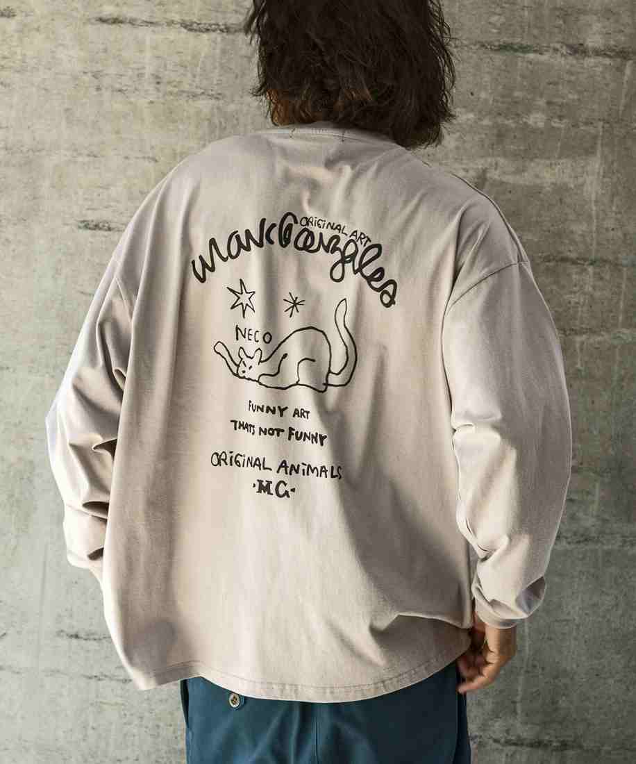 SAINT MICHAEL／セント マイケル／ヴィーローン BONE ロングスリーブT