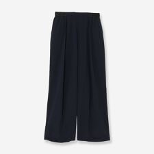 【撥水加工】タックワイドパンツ