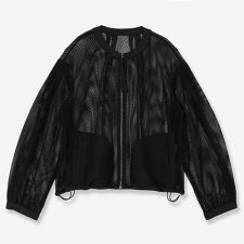 リズム(R_ISM)の【洗える】ダブルラッセルレースブルゾン