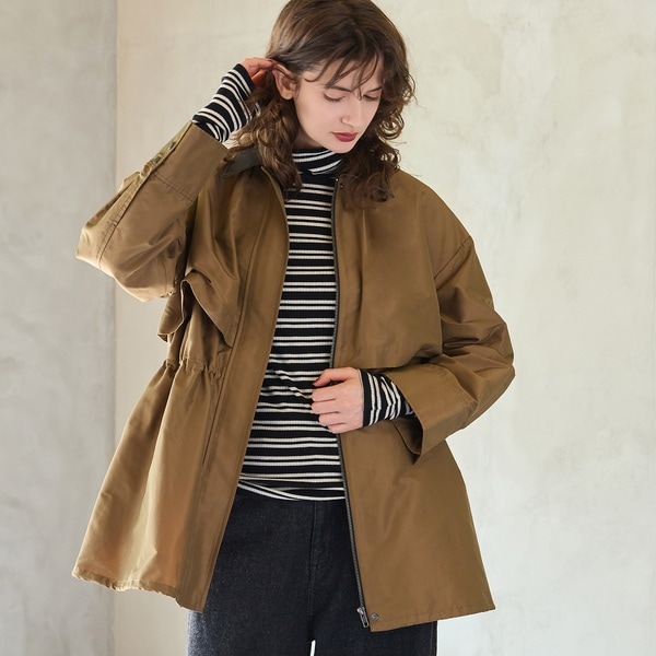 ローズティアラ　大きいサイズ　刺繍　マウンテンパーカー　モッズコート 撥水】ロングマウンテンパーカー | ローズティアラ(Rose Tiara