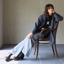 【R-ISM人気シルエット・洗える】ストライプバギーパンツ