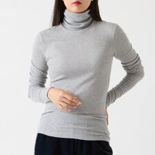 【カシミヤブレンド・洗える】タートルカットソー