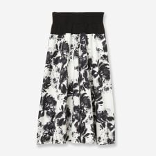 【セットアップ対応・洗える・S/M/Lサイズ】ウォーターカラーペイントスカート