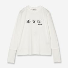 【接触冷感・洗える】ロングスリーブロゴTシャツ（MERCER）