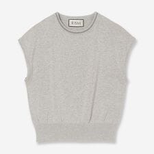 【アンサンブル対応・洗える】ストローヤーンニットプルオーバー