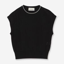 【アンサンブル対応・洗える】ストローヤーンニットプルオーバー