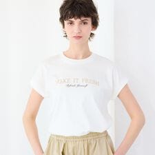【接触冷感・紫外線防止・洗える】ロゴTシャツ（MAKE IT FRESH）