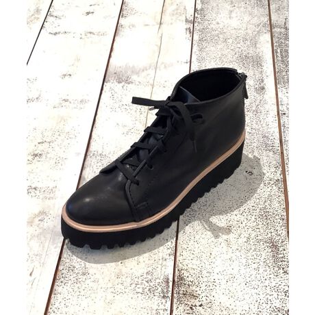 All Black キャタピラーソールレースアップブーツ ジェフリーキャンベル Jeffrey Campbell Fab97 ファッション通販 マルイウェブチャネル