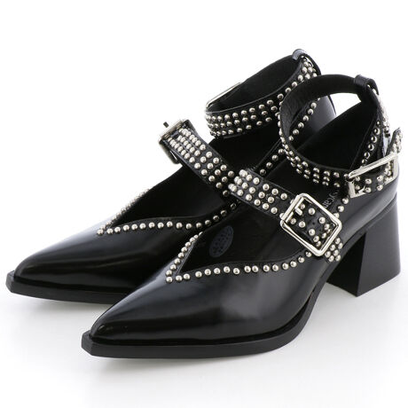 スタッズ2連ベルトパンプス | ジェフリーキャンベル(Jeffrey Campbell 