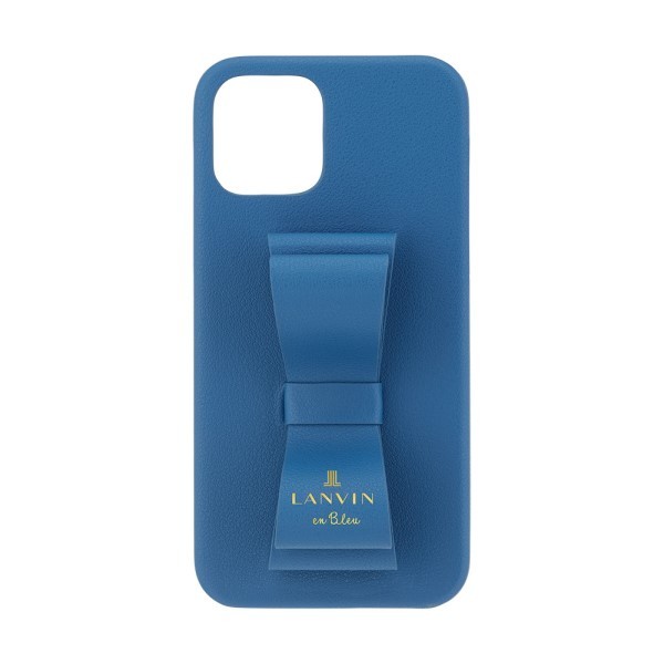 LANVIN en Bleu】 リボン付背面ケース iPhone 12 mini | フォックス