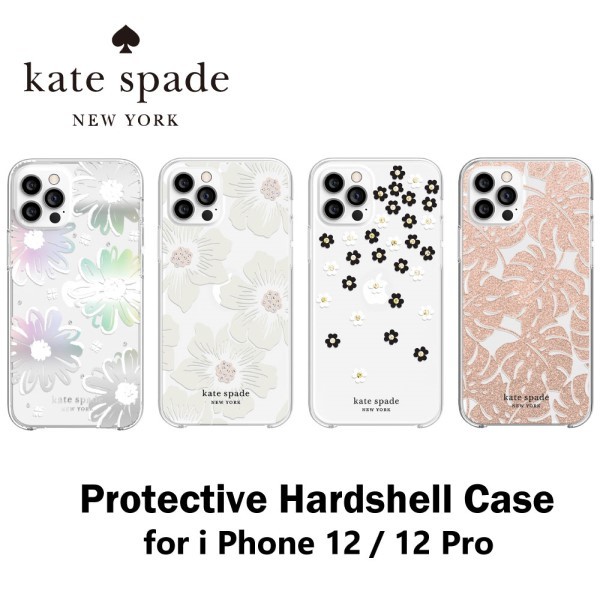 kate spade New York】 クリアケース iPhone 12/12 Pro | ケイト 