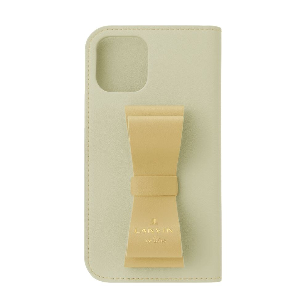 LANVIN en Bleu リボン付手帳ケース iPhone 13 LANVIN en Bleu】リボン付手帳ケース iPhone 13 mini | ランバン