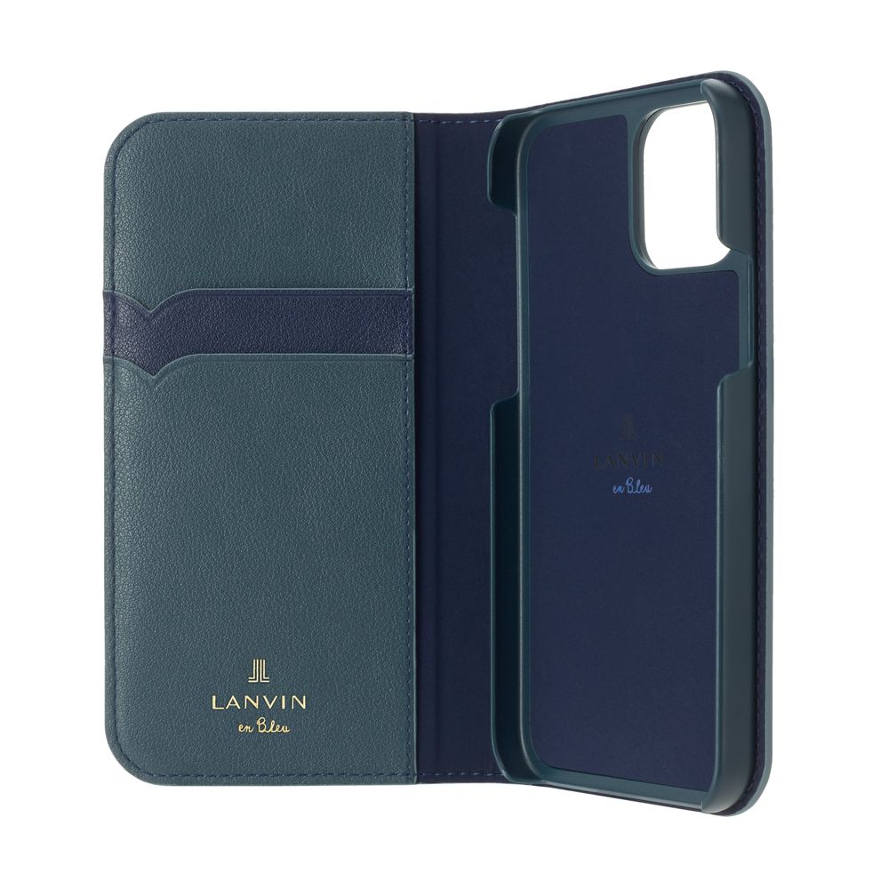 LANVIN en Bleu リボン付手帳ケース iPhone 13 LANVIN en Bleu】リボン付手帳ケース iPhone 13 mini | ランバン