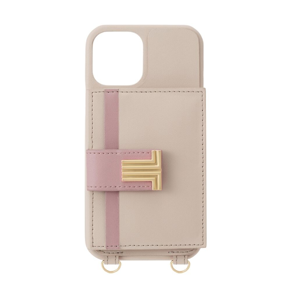 LANVIN en Bleu】背面ケース（ストラップ付） iPhone 13 Pro Max