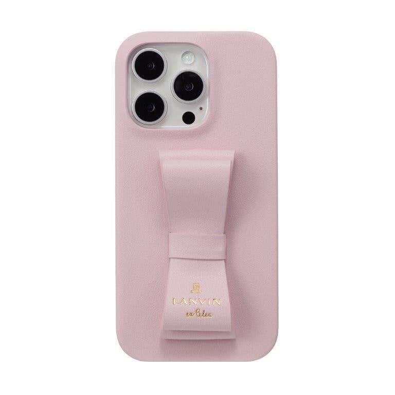 LANVIN en Bleu】ハートチャーム付背面ケース iPhone 16 Pro Max