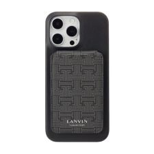 【LANVIN COLLECTION】カードウォレット付背面ケース iPhone 16 ProMax