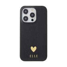 【ELLE】背面ケース iPhone 15 Pro [ Black ]