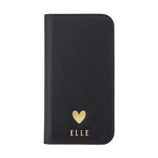 【ELLE】手帳ケース iPhone 15 Pro [ Black ]