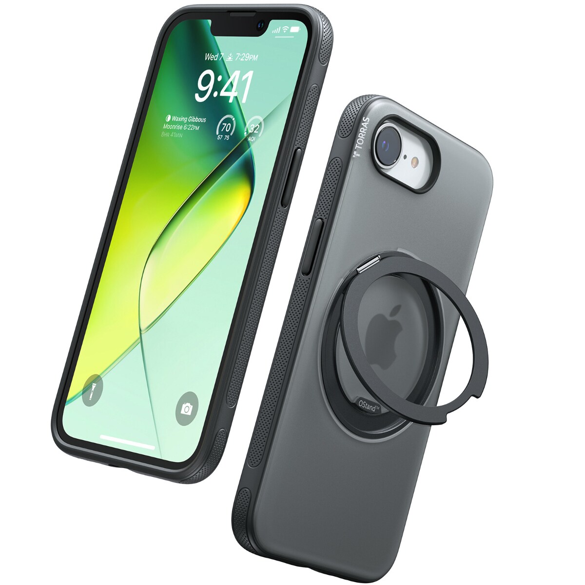 iPhoneアクセサリー iPhone16e TORRAS Ostand R Fitness CASE TORRAS】Ostand R Fitness iPhone 16e [ Black ] | TORRAS | マルイ