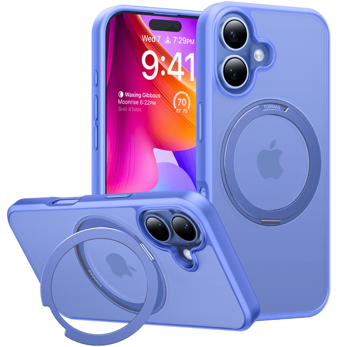 [}C]Ostand Pro case iPhone 16[ Light Blue ]/TORRASiTORRASj Light Blue